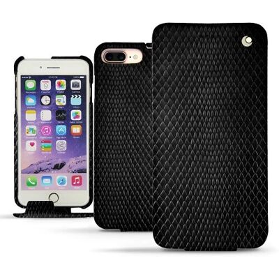 Custodia in pelle Noreve Apple iPhone 7 Plus Horizon Serpent nero - Nero Custodia in pelle Noreve Apple iPhone 7 Plus Horizon Serpent nero - Nero