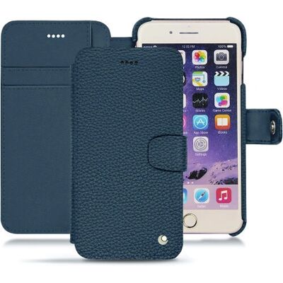 Custodia portafoglio in pelle Indigo per iPhone 7 Plus - Accessorio per cellulare Custodia portafoglio in pelle Indigo per iPhone 7 Plus - Accessorio per cellulare