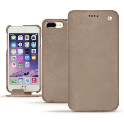 Custodia in pelle per iPhone 7 Plus Taupe Vintage - Noreve Custodia in pelle per iPhone 7 Plus Taupe Vintage - Noreve