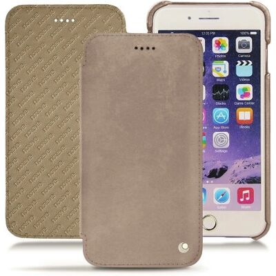 Noreve - Housse en cuir pour iPhone 7 Plus Taupe Vintage - Étui Noreve - Housse en cuir pour iPhone 7 Plus Taupe Vintage - Étui