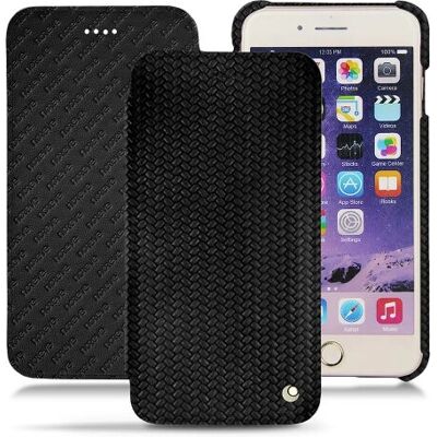 Custodia in pelle Noreve Horizon Abaca per iPhone 7 Plus - Nero Custodia in pelle Noreve Horizon Abaca per iPhone 7 Plus - Nero