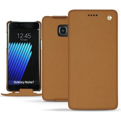 Noreve - Galaxy Note 7 - Marron - Leather - Phone Case - Publicité Noreve - Galaxy Note 7 - Marron - Leather - Phone Case - Publicité
