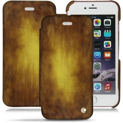 Noreve Lederhülle für iPhone 6S - Schwarz, Gelb Noreve Lederhülle für iPhone 6S - Schwarz, Gelb