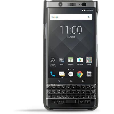 Custodia in Pelle Noreve per Blackberry Keyone - Nero Custodia in Pelle Noreve per Blackberry Keyone - Nero
