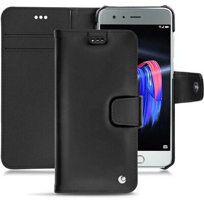 Noreve Custodia in Pelle Nera per Huawei Honor 9 - Cover Smartphone Noreve Custodia in Pelle Nera per Huawei Honor 9 - Cover Smartphone