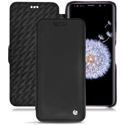 Noreve Galaxy S9+ Lederschutzhülle - Schlank, Schwarz Noreve Galaxy S9+ Lederschutzhülle - Schlank, Schwarz