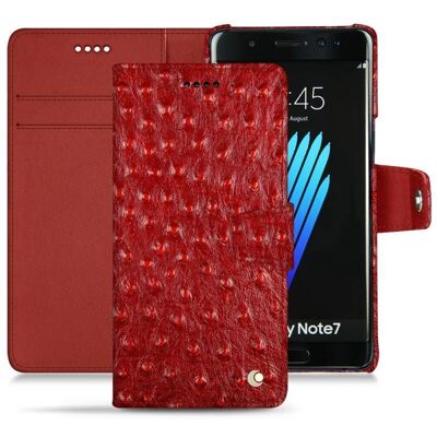 Noreve Leder-Wallet-Hülle für iPhone 8 Plus - Rot Noreve Leder-Wallet-Hülle für iPhone 8 Plus - Rot