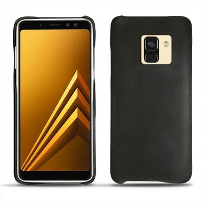 Étui portefeuille en cuir Noreve pour iPhone X - Noir - Publicité Étui portefeuille en cuir Noreve pour iPhone X - Noir - Publicité