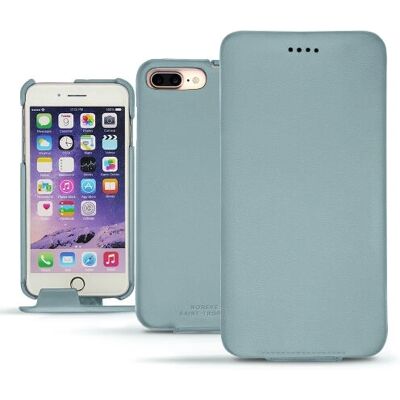 Noreve Étui en cuir iPhone 7 Plus Évolution Bleu Ciel - Housse téléphone Noreve Étui en cuir iPhone 7 Plus Évolution Bleu Ciel - Housse téléphone