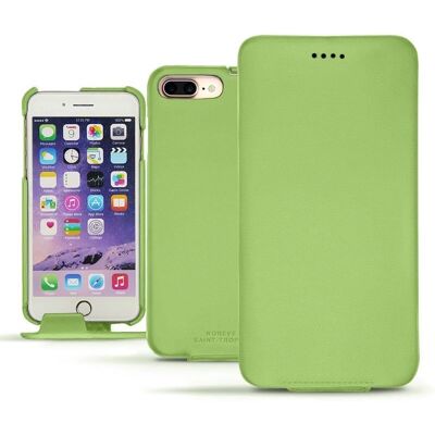 Custodia in Pelle Noreve per iPhone 7 Plus - Verde Olive - Cover Custodia in Pelle Noreve per iPhone 7 Plus - Verde Olive - Cover