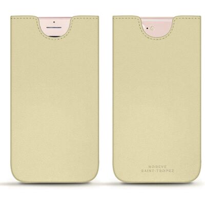 Noreve Leder-Handyhülle - Beige Noreve Leder-Handyhülle - Beige