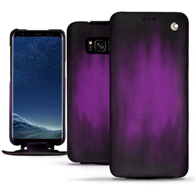 Coque en cuir Noreve Samsung Galaxy S8+ Violet - Étui téléphone Coque en cuir Noreve Samsung Galaxy S8+ Violet - Étui téléphone