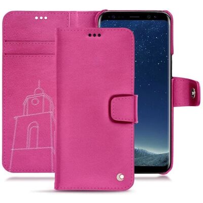 Noreve Samsung Galaxy S8+ Lederhülle - Pink - Handyhülle Noreve Samsung Galaxy S8+ Lederhülle - Pink - Handyhülle