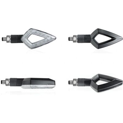 Clignotants LED Chaft Pitch - Noir - Publicité Clignotants LED Chaft Pitch - Noir - Publicité