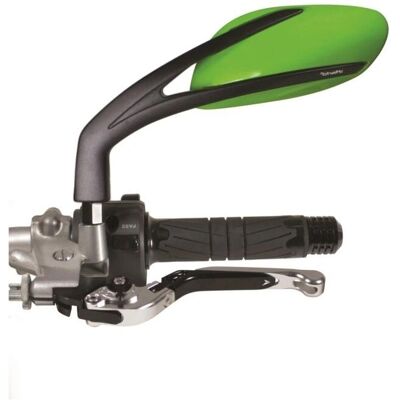 Chaft Mercury Grüner Links Motorradspiegel Chaft Mercury Grüner Links Motorradspiegel
