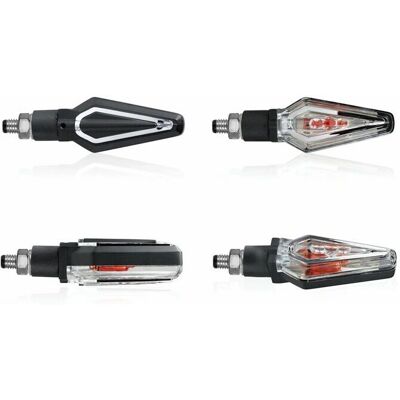 Chaft Motorradblinker - Schwarz - Modernes Design - CE-Zulassung Chaft Motorradblinker - Schwarz - Modernes Design - CE-Zulassung