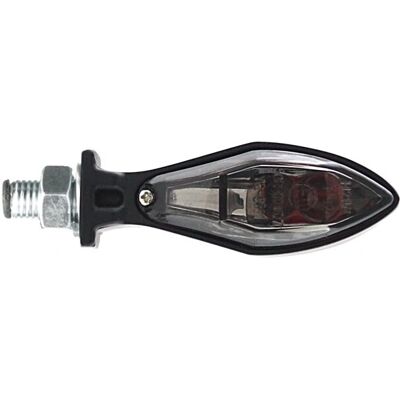 CHAFT Scooter - Noir avec lentille fumée - Clignotants moto - Publicité CHAFT Scooter - Noir avec lentille fumée - Clignotants moto - Publicité