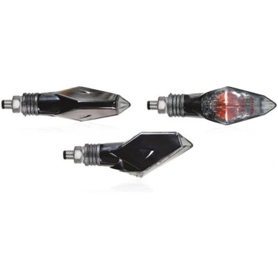 CHAFT Chapter - Schwarz mit Rauchglas - Motorradblinker CHAFT Chapter - Schwarz mit Rauchglas - Motorradblinker