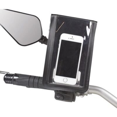 Chaft Smartphone-Halterung für Spiegelstange - Wasserdicht IPX6 Chaft Smartphone-Halterung für Spiegelstange - Wasserdicht IPX6