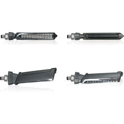 CHAFT 2.0 Hammer - Sequential LED Motorradblinker - Schwarz Rauchglas CHAFT 2.0 Hammer - Sequential LED Motorradblinker - Schwarz Rauchglas