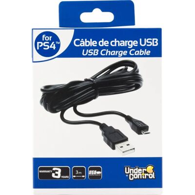 Câble Under Control 1602 - Micro USB B - 3 m - Noir - Câble USB - Publicité Câble Under Control 1602 - Micro USB B - 3 m - Noir - Câble USB - Publicité