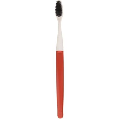 Cepillo de dientes mediano con cabezal intercambiable Rojo - Bioseptyl Cepillo de dientes mediano con cabezal intercambiable Rojo - Bioseptyl