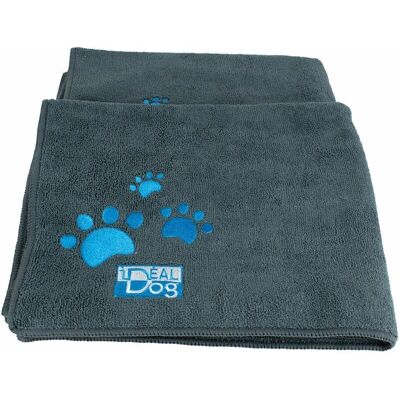 IdealDog - 60x100 cm grå håndkle IdealDog - 60x100 cm grå håndkle