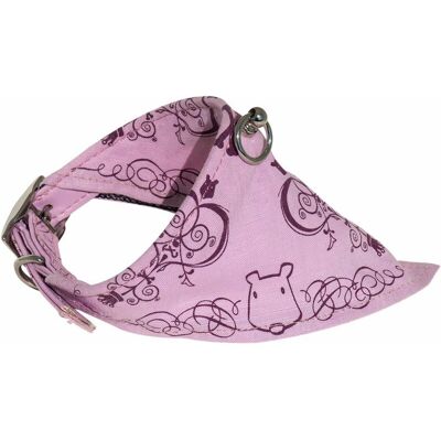 Collier réglable en tissu Rose - Accessoire de plage - Publicité Collier réglable en tissu Rose - Accessoire de plage - Publicité