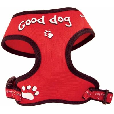 Harnais Tee-Shirt en Nylon Rouge - Good Dog - Collier/Harnais - Publicité Harnais Tee-Shirt en Nylon Rouge - Good Dog - Collier/Harnais - Publicité