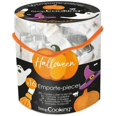 ScrapCooking Seau 16 emporte-pièces - Halloween ScrapCooking Seau 16 emporte-pièces - Halloween