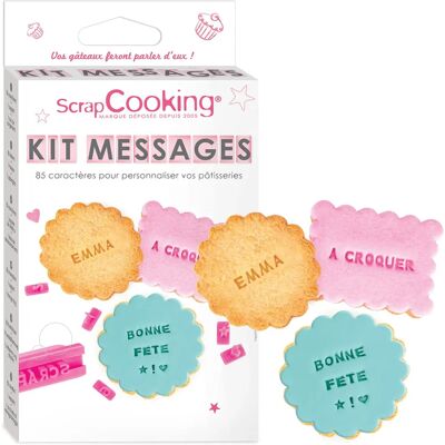 ScrapCooking Rose Letter and Number Cookie Set - Cookie Type ScrapCooking Rose Letter and Number Cookie Set - Cookie Type