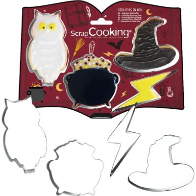 Scrapcooking Tovernaar Koekjesuitsteker Set - Set van uitstekers Scrapcooking Tovernaar Koekjesuitsteker Set - Set van uitstekers