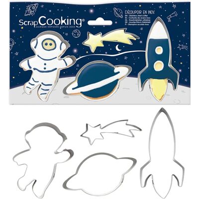 ScrapCooking Ruimte en Melkweg Koekjes Uitstekers - Veelkleurig ScrapCooking Ruimte en Melkweg Koekjes Uitstekers - Veelkleurig
