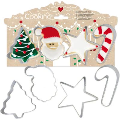 ScrapCooking 4 Christmas Cookie Cutters Kit - Cookie Cutters Kit ScrapCooking 4 Christmas Cookie Cutters Kit - Cookie Cutters Kit
