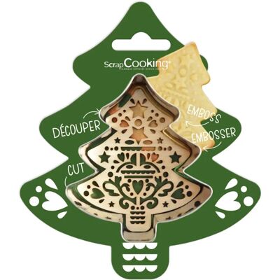 Scrapcooking Weihnachtsbaum Ausstecher und Embosser-Set Scrapcooking Weihnachtsbaum Ausstecher und Embosser-Set