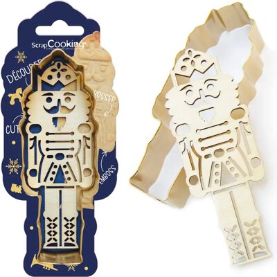 ScrapCooking Gouden Nussknacker Koekjesuitsteker - Kerstmis ScrapCooking Gouden Nussknacker Koekjesuitsteker - Kerstmis