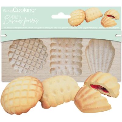 ScrapCooking Holz-Biskuitform - 3 Motive - 20x10cm ScrapCooking Holz-Biskuitform - 3 Motive - 20x10cm