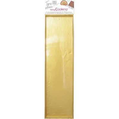 Tapis en Silicone ScrapCooking Or - 30x8 cm - Accessoire de pâtisserie Tapis en Silicone ScrapCooking Or - 30x8 cm - Accessoire de pâtisserie