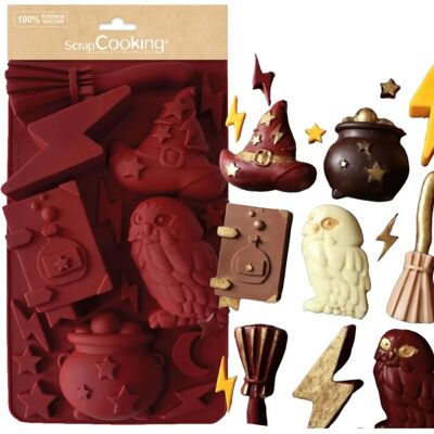 Scrapcooking multi toversiliconen mal - Halloween decoratie Scrapcooking multi toversiliconen mal - Halloween decoratie