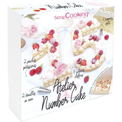 Kit Gâteaux Numéros ScrapCooking - Créez des Gâteaux Personnalisés Kit Gâteaux Numéros ScrapCooking - Créez des Gâteaux Personnalisés