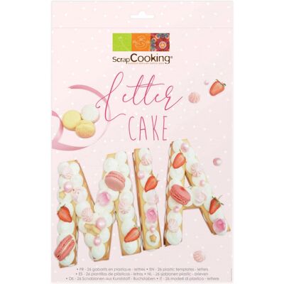 Scrapcooking 3908 Gabarit pour Gâteau en Lettres - Kit de Décoration Scrapcooking 3908 Gabarit pour Gâteau en Lettres - Kit de Décoration