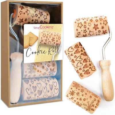 ScrapCooking Mini-Holz-Keksstempel-Set - Abdrucke für Dekorationen ScrapCooking Mini-Holz-Keksstempel-Set - Abdrucke für Dekorationen