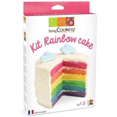 Kit gâteau arc-en-ciel ScrapCooking - Colorants 40 g - Publicité Kit gâteau arc-en-ciel ScrapCooking - Colorants 40 g - Publicité