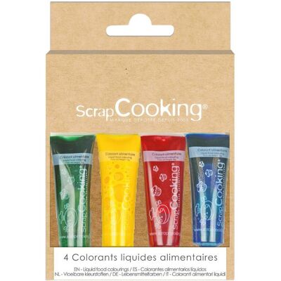 ScrapCooking - SC4010 - Gel - Bleu - Colorant alimentaire - Publicité ScrapCooking - SC4010 - Gel - Bleu - Colorant alimentaire - Publicité