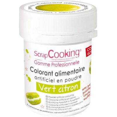 ScrapCooking 4034 Colorant Vert Citron - Coloration Alimentaire - Publicité ScrapCooking 4034 Colorant Vert Citron - Coloration Alimentaire - Publicité