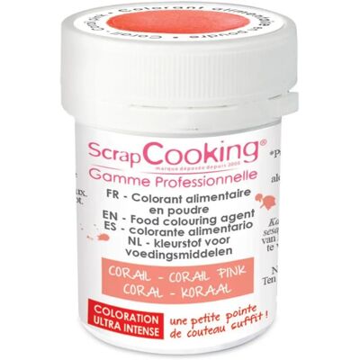 ScrapCooking Colorant Alimentaire en Poudre - Orange Corail - Colorant en Poudre - Publicité ScrapCooking Colorant Alimentaire en Poudre - Orange Corail - Colorant en Poudre - Publicité