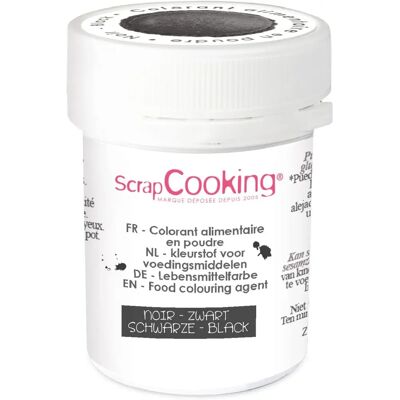 ScrapCooking Colorant alimentaire noir en poudre - 5 g - Publicité ScrapCooking Colorant alimentaire noir en poudre - 5 g - Publicité