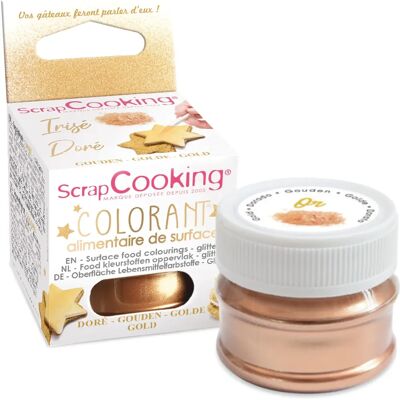 ScrapCooking Poudre de colorant alimentaire doré - Type de produit ScrapCooking Poudre de colorant alimentaire doré - Type de produit