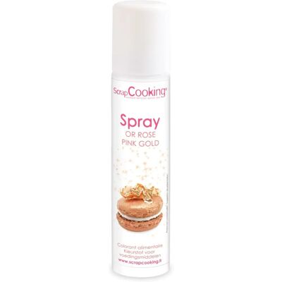 Marque Rosé Gold Spray Colorant Alimentaire - 75Ml pour Desserts - Publicité Marque Rosé Gold Spray Colorant Alimentaire - 75Ml pour Desserts - Publicité