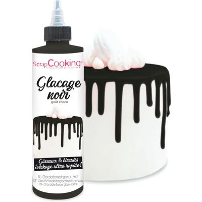 ScrapCooking Glaçage chocolat noir - 130 g - Publicité ScrapCooking Glaçage chocolat noir - 130 g - Publicité